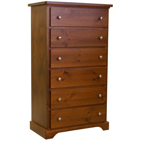 Mako Wood Furniture Polo 6-Drawer Chest Polo Chest 800-31 IMAGE 1