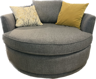 Decor-Rest Furniture Swivel Fabric Chair 2991-SW59 59" Swivel Chair