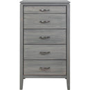 Mako Wood Furniture Robina 5-Drawer Chest 4300-30 IMAGE 1