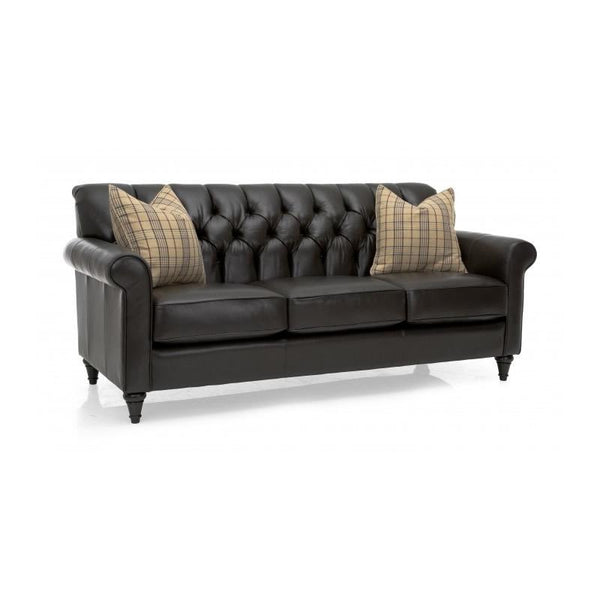 Decor-Rest Furniture Stationary Leather Sofa 3478 Sofa IMAGE 1