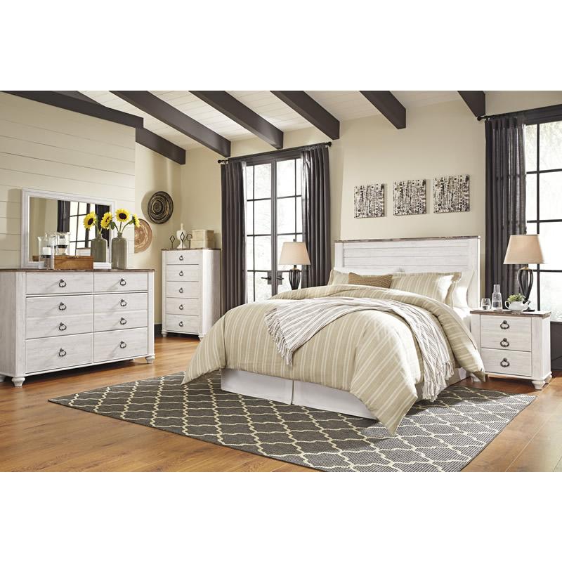 Signature Design by Ashley Willowton Queen Panel Bed B267-57/B100-31 IMAGE 2