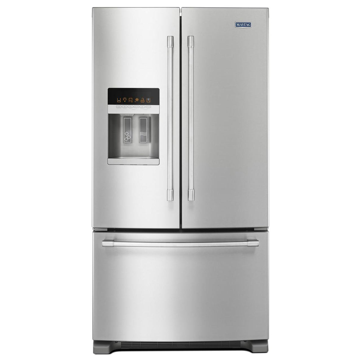 Maytag 36-inch, 25 cu. ft. French 3-Door Refrigerator with Ice and Wat