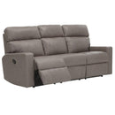 Palliser Oakwood Reclining Leather Match Sofa Oakwood Sofa IMAGE 1
