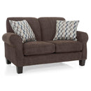 Decor-Rest Furniture Stationary Fabric Loveseat 2025-L IMAGE 1