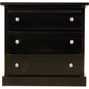 Mako Wood Furniture Decora 3-Drawer Chest 600-28 IMAGE 1