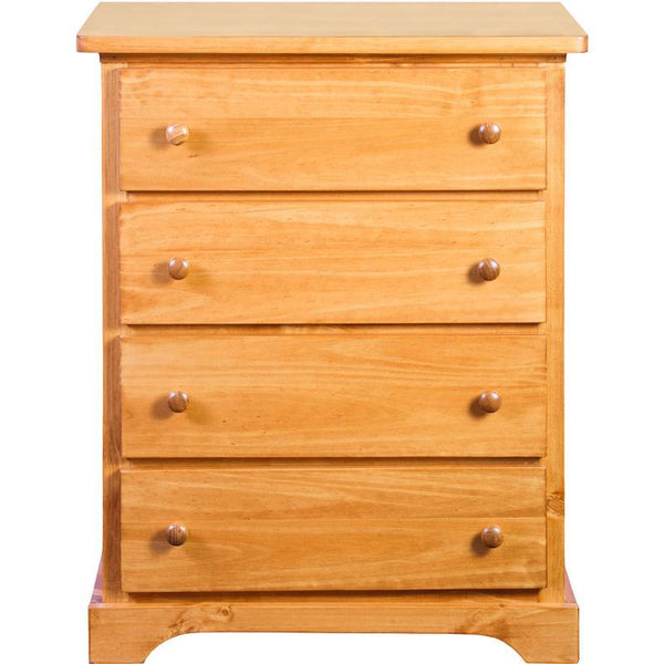 Mako Wood Furniture Polo 4-Drawer Chest 800-29 IMAGE 1
