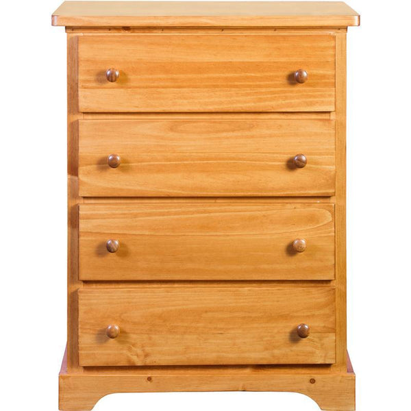 Mako Wood Furniture Polo 4-Drawer Chest 800-1400-30 IMAGE 1