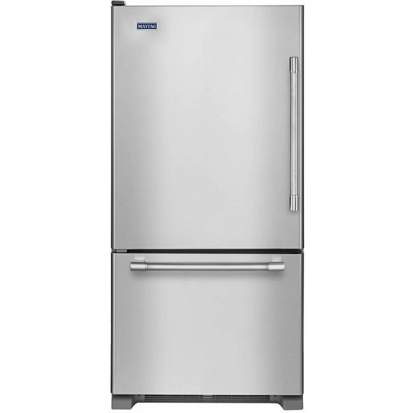 Maytag 30-inch, 18.6 cu. ft. Bottom Freezer Refrigerator MBL1957FEZ IMAGE 1