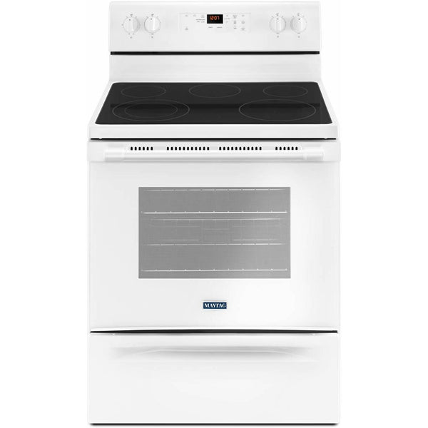 Maytag 30-inch Freestanding Electric Range with Precision Cooking™ System YMER6600FW IMAGE 1