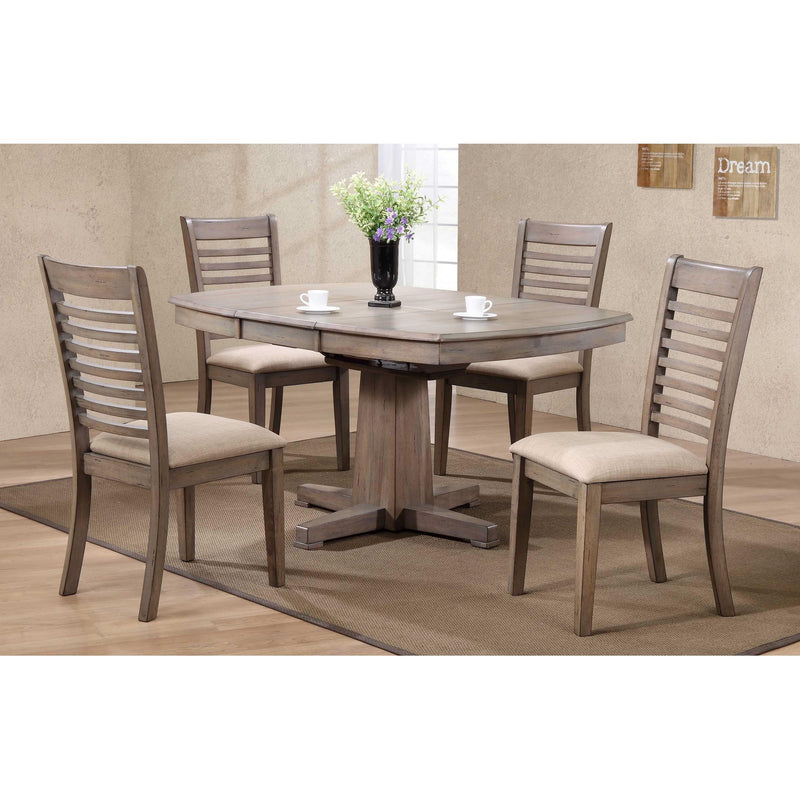 Winners Only Ventura Dining Table with Pedestal Base T1-VT4257-G IMAGE 2