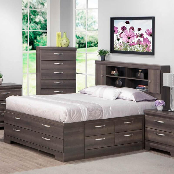 Dynamic Furniture Sonoma Queen Panel Bed with Storage *378-613/378-433/378-440 IMAGE 1