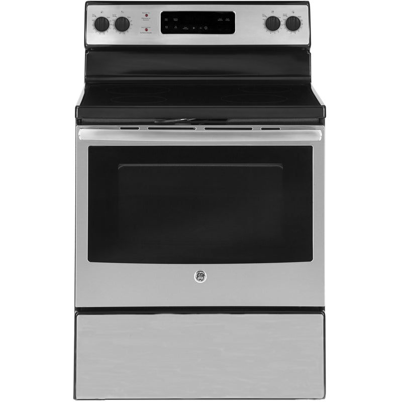 GE 30-inch Freestanding Electric Range with Self-Clean JCB630SKSS IMAGE 1