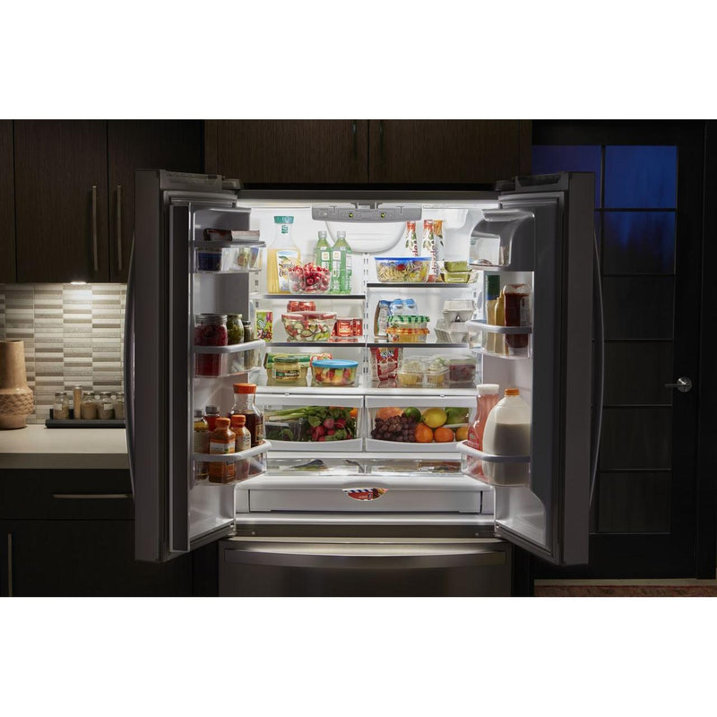 Whirlpool 36-inch, 20.0 cu. ft. Counter-Depth French 3-Door Refrigerator WRF540CWHZ IMAGE 11