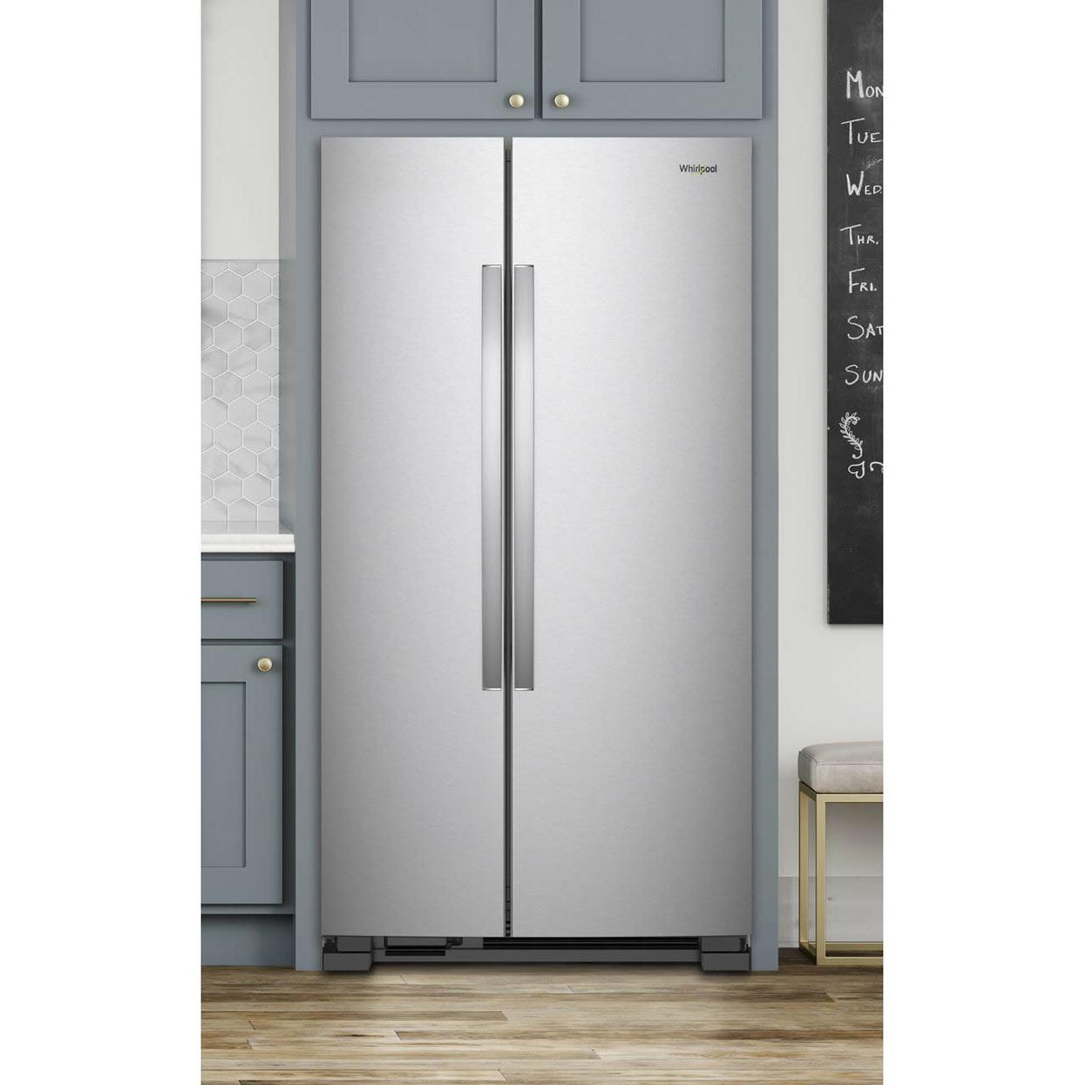 Whirlpool 33-inch, 21.7 cu. ft. Freestanding Side-by-side Refrigerator