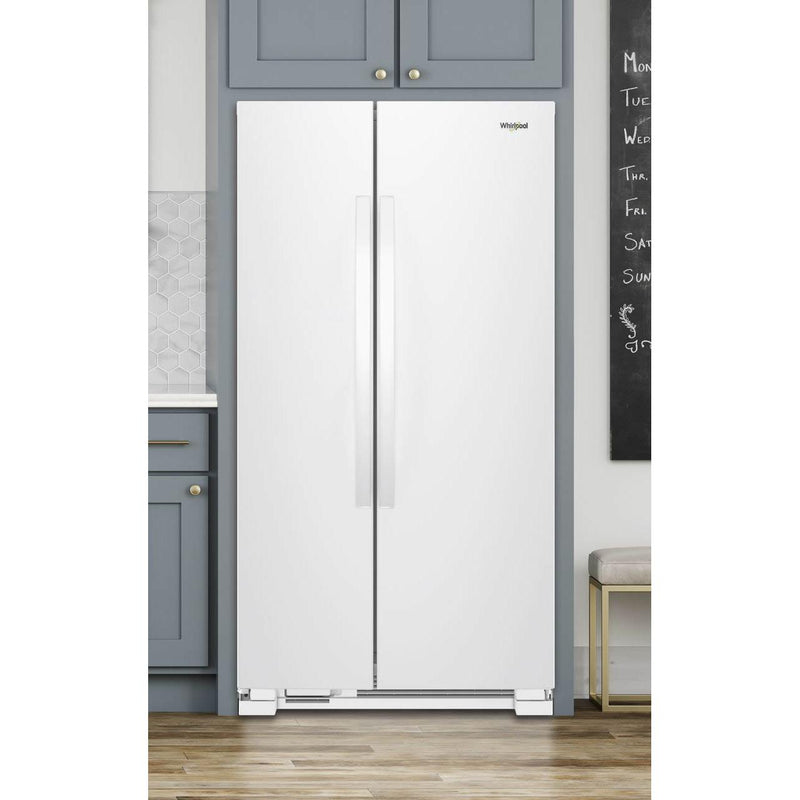 Whirlpool 33-inch, 21.7 cu. ft. Freestanding Side-by-side Refrigerator with Adaptive Defrost WRS312SNHW IMAGE 9