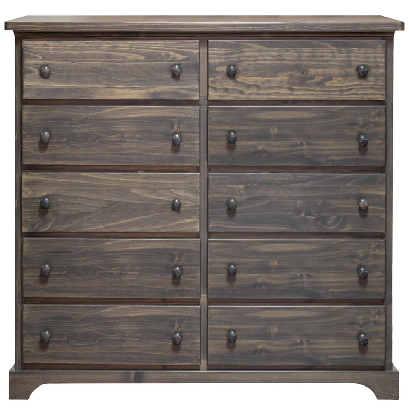 Mako Wood Furniture Polo 10-Drawer Dresser 800-10000-30 IMAGE 1