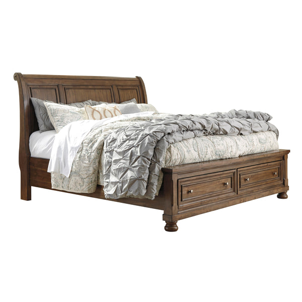 Signature Design by Ashley Flynnter Queen Sleigh Bed with Storage B719-77/B719-74/B719-98 IMAGE 1