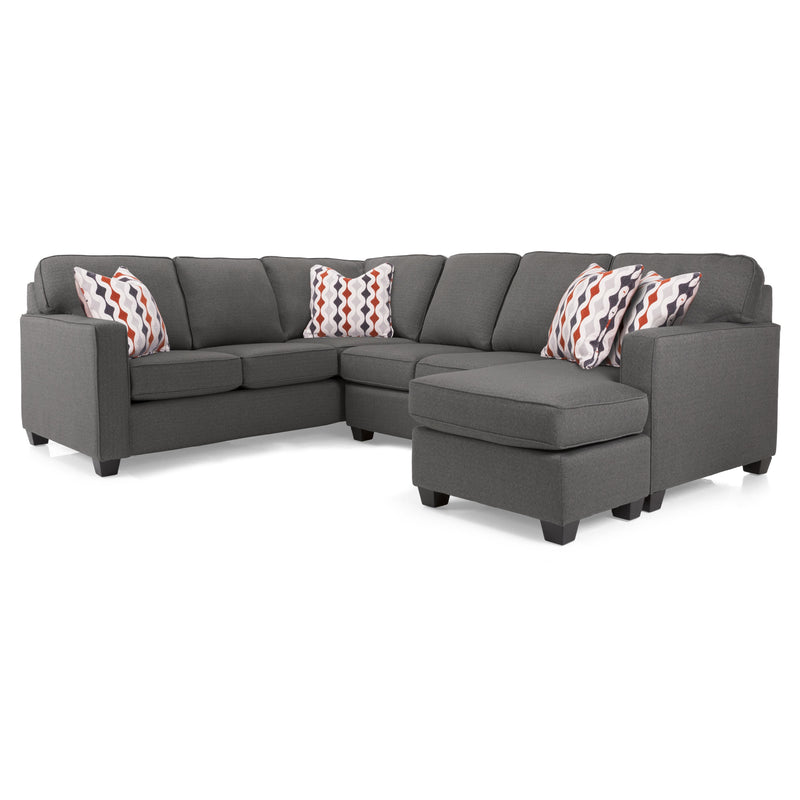 Decor-Rest Furniture Fabric  2 pc Sectional 2541 2 pc Sectional IMAGE 1