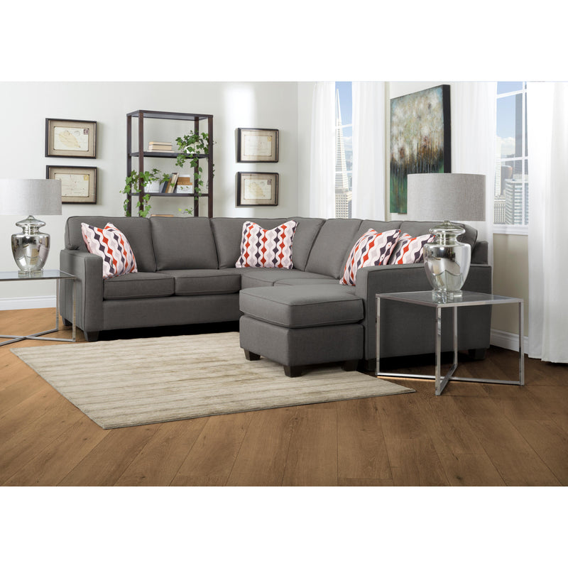 Decor-Rest Furniture Fabric  2 pc Sectional 2541 2 pc Sectional IMAGE 2
