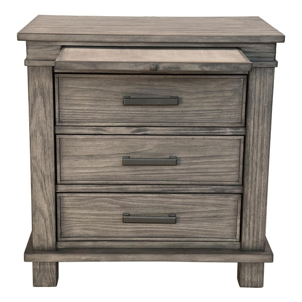 A-America Glacier Point 3-Drawer Nightstand GLP-GR-5-75-0 IMAGE 1