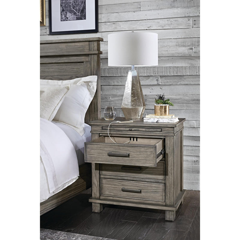 A-America Glacier Point 3-Drawer Nightstand GLP-GR-5-75-0 IMAGE 3