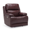 Palliser Kenaston Power Leather Recliner with Wall Recline 41064-L9-CLASSIC-BURGUNDY IMAGE 1