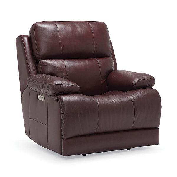 Palliser Kenaston Power Leather Recliner with Wall Recline 41064-L9-CLASSIC-BURGUNDY IMAGE 1