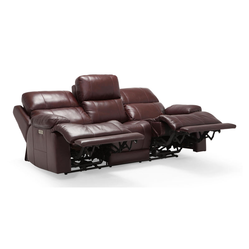 Palliser Kenaston Power Reclining Leather Sofa Kenaston (Power-Recliner/Headrest/Lumbar) IMAGE 3