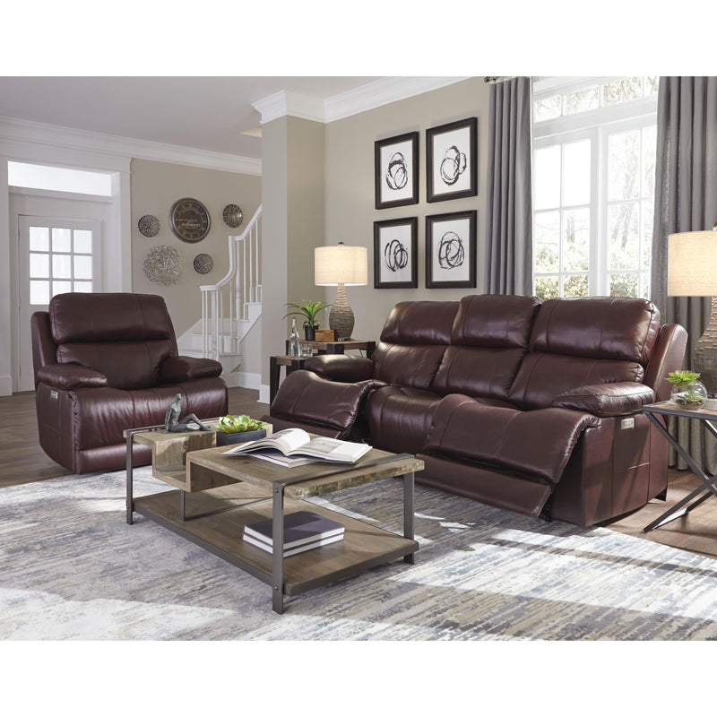 Palliser Kenaston Power Reclining Leather Sofa Kenaston (Power-Recliner/Headrest/Lumbar) IMAGE 4