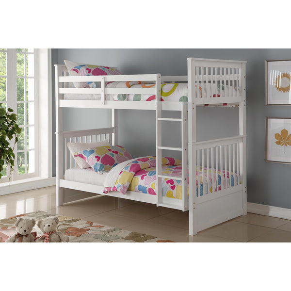 IFDC Kids Beds Bunk Bed B 121-W IMAGE 1