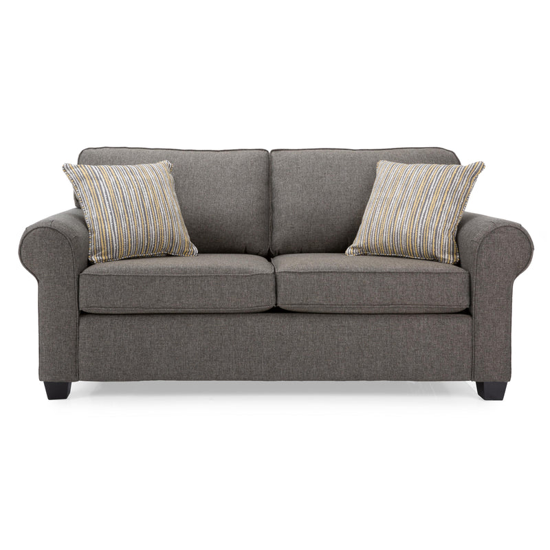 Decor-Rest Furniture Fabric Full Sofabed 2179 Full Sofa Bed (Grey) IMAGE 1