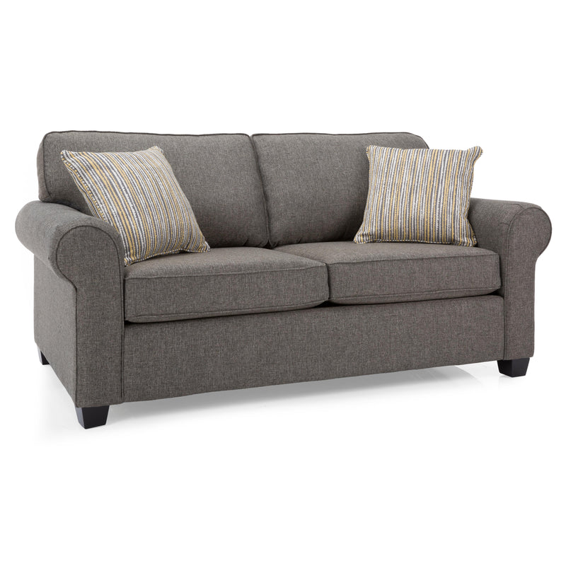 Decor-Rest Furniture Fabric Full Sofabed 2179 Full Sofa Bed (Grey) IMAGE 2
