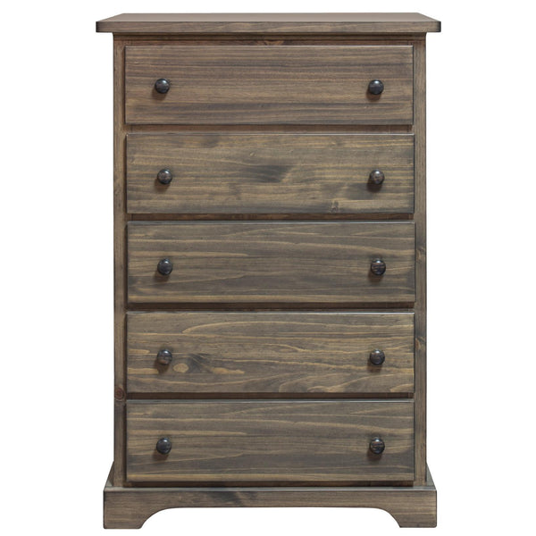 Mako Wood Furniture Polo 5-Drawer Chest 800-30 IMAGE 1