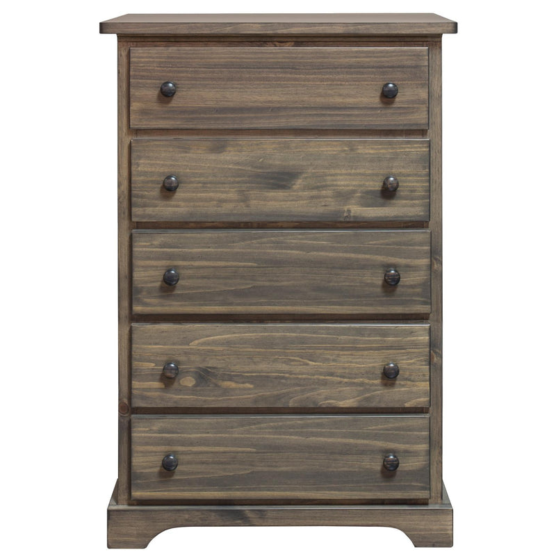 Mako Wood Furniture Polo 5-Drawer Chest 800-30 IMAGE 1
