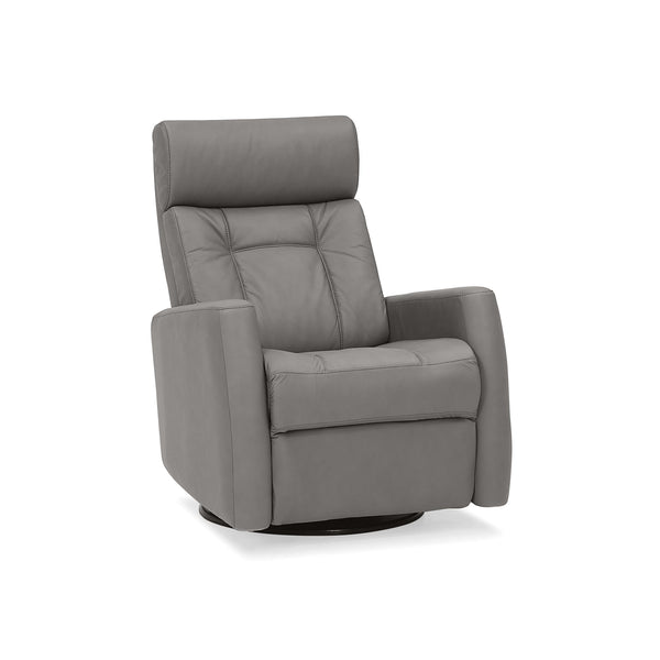 Palliser West Coast II Power Swivel Glider Leather Recliner 42204-38-MYSTIC-IRON IMAGE 1