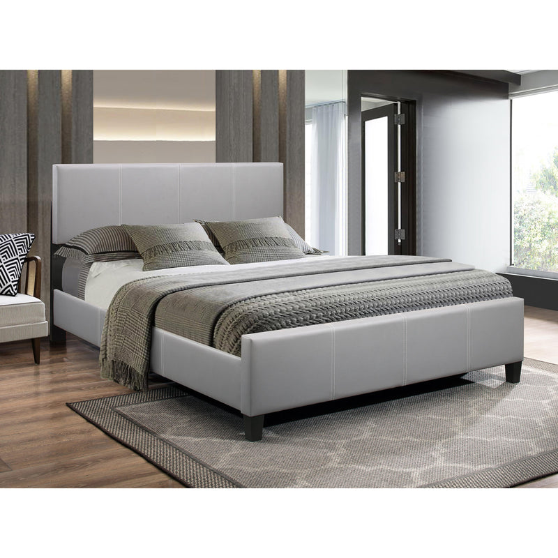 IFDC Queen Upholstered Platform Bed IF 5460 - 60 IMAGE 2