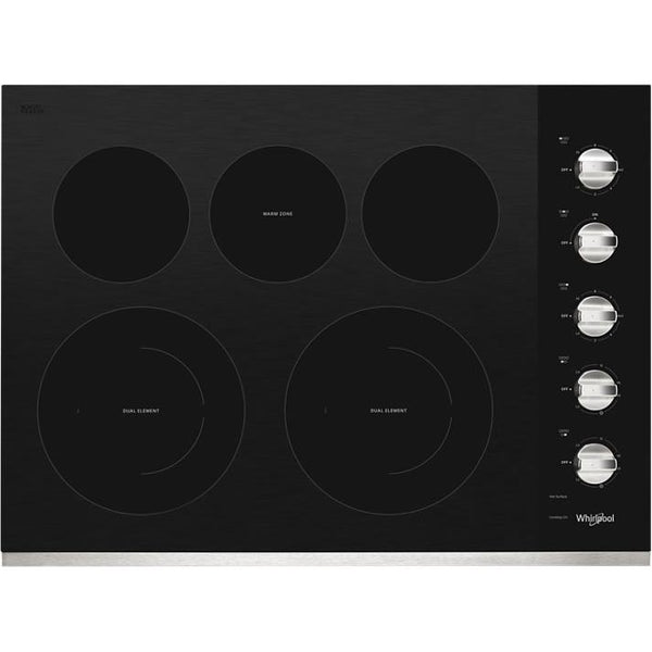 Whirlpool 30-inch Built-In Electric Cooktop WCE77US0HS IMAGE 1