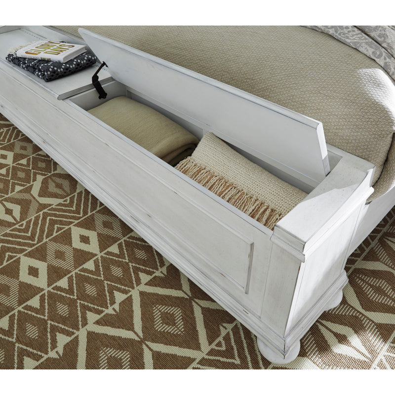 Benchcraft Kanwyn Queen Upholstered Panel Bed with Storage B777-157/B777-54S/B777-96 IMAGE 6