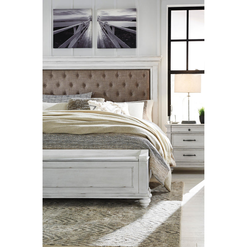 Benchcraft Kanwyn King Upholstered Panel Bed with Storage B777-158/B777-56S/B777-97 IMAGE 9
