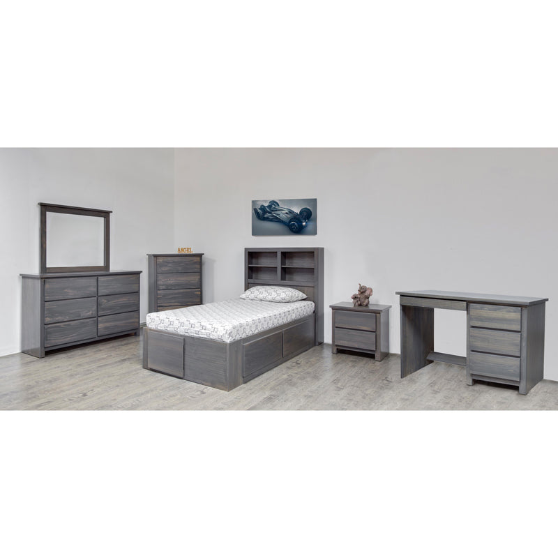 Mako Wood Furniture Autumn 2-Drawer Kids Nightstand Autumn Nightstand IMAGE 3