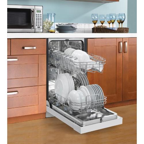 Danby 18 Inch Dishwasher Danby 18-inch Built-in Dishwasher DDW1804EW