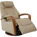 Fjords of Norway Helsinki Power Swivel Glider Leather Recliner Helsinki-SW-MOTORIZED-AL-552-TAN IMAGE 3