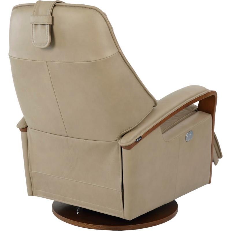 Fjords of Norway Helsinki Power Swivel Glider Leather Recliner Helsinki-SW-MOTORIZED-AL-552-TAN IMAGE 8