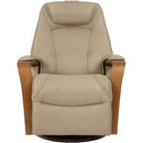 Fjords of Norway Helsinki Power Swivel Glider Leather Recliner Helsinki-LARGE-MOTORIZED-AL-552-TAN IMAGE 1