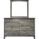 Mako Wood Furniture Acer Dresser Mirror M-5800-50 IMAGE 2