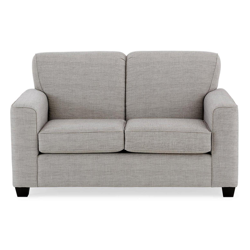 Decor-Rest Furniture Stationary Fabric Sofa 2705 Loveseat - Hot Grey IMAGE 1