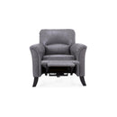 Decor-Rest Furniture Power Leather Recliner 3450 Power Reclining Chair IMAGE 4
