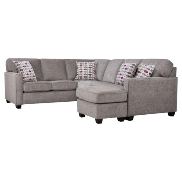 Decor-Rest Furniture Fabric Sectional 2541-22-RHFSC-RI-GRC/2541-31-LHFCS-RI-GRC IMAGE 1