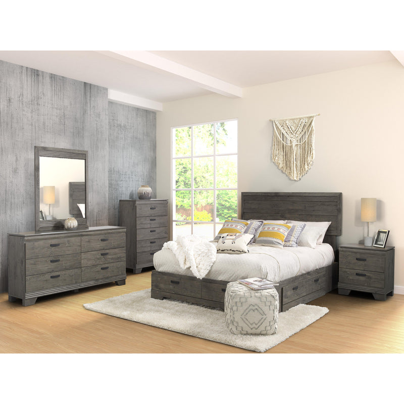 Dynamic Furniture Fontana Queen Panel Bed with Storage 393-613/393-428/393-438/393-444 IMAGE 2