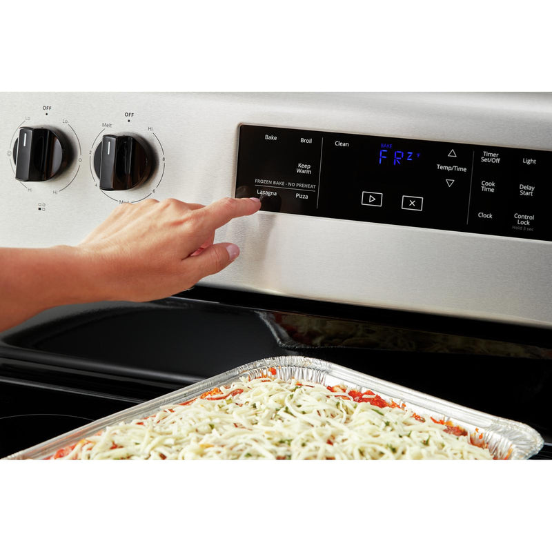Whirlpool 30-inch Freestanding Electric Range with Frozen Bake™ Technology YWFE515S0JS IMAGE 9